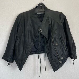 Chic Black Leather Jacket